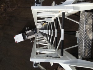 104 feet up (looking at a 45' long truck)