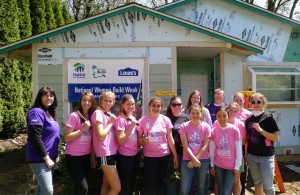Habitat for Humanity 2012 women build