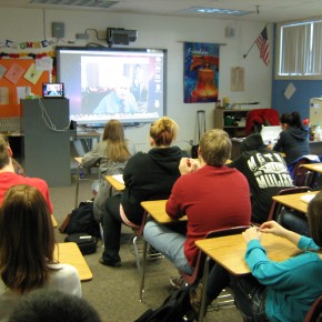 high school classroom